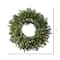 30" Battery Operated LED Lights Cashmere Pine Artificial Christmas Wreath
